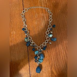 Blue Chunky Necklace